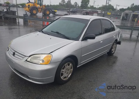 2002 Honda Civic Lx from USA, damaged, VIN JHMES16562S002799